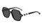Carolina Herrera HER 0106/S KDX - Zonnebril - 100% UV-bescherming - Zwart