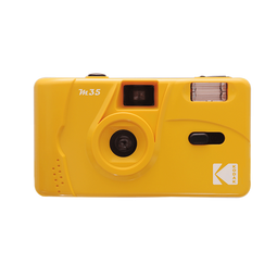 Kodak M35 - Analoge camera - Vast focuspunt f10 - Geel