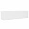 vidaXL - Keukenrek - stapelbaar - 50x15x16 - cm - bewerkt - hout - wit