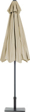 Beliani RAPALLO - Led Parasol - Beige - Kunststof