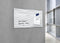 Sigel glasmagneetbord - Artverum - 91x46cm - White Wave - SI-GL260