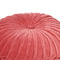 vidaXL - Poef - smock - ontwerp - 40x30 - cm - katoenfluweel - roze