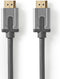 Ultra High-Speed HDMI™-Kabel met Ethernet | HDMI-Connector - HDMI-Connector | 2,0 m | Antraciet