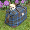 Weekendtas Esk Blauw Bruin - Harris Tweed - Glen Appin of Scotland