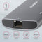 Axagon HMC-6M2 - USB-C Hub 6in1 - 4 Poorten HDMI 4K Gigabit Ethernet Aluminium