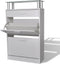 vidaXL - Schoenenkast - met - lade - en - glazen - schap - wit - hout