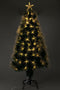 Christmas Decoration - Fiber optic kerstboom - 60 cm - 8 functies - Warm wit