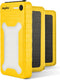 Aqiila Powerbird BS10 - Powerbank - 10.000 mAh - 4 zonnepanelen - Geel