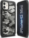 Ringke iPhone 12 Mini - Hoesje Fusion X Camo - Schokbestendig - Zwart