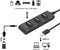 Equip 128957 - USB Hub - 7x USB 2.0 type-A - Zwart