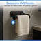 Nevana Toiletrolhouder - WC rolhouder met ophanghaakje - Zelfklevend of boren - Zwart