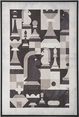 Beliani BANDO - Canvas - Grijs - Kunststof