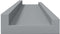 vidaXL - Fotoplanken - U-vormig - 60x9x3 cm - grijs (2 stuks)