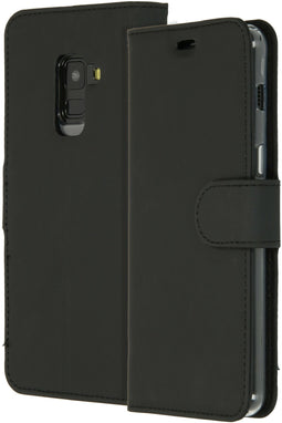 Accezz Galaxy A8 (2018) - Wallet Softcase Booktype - 3 pashouders - Zwart