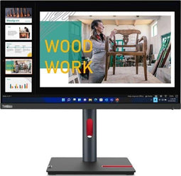 Lenovo ThinkVision P24q-30 - LED display 60,5 cm (23.8") Quad HD 2560 x 1440 Pixels - Zwart