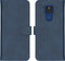 iMoshion Hoesje Geschikt voor Motorola Moto G9 Play / Moto E7 Plus Hoesje Met Pasjeshouder - iMoshion Luxe Bookcase - Donkerblauw