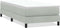 vidaXL - Boxspring - zonder - matras - fluweel - lichtgrijs - 80x220 - cm
