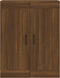 vidaXL - Hangkast - 69,5x32,5x90 - cm - bruin - eikenkleur