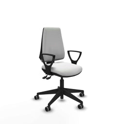 Piqueras y Crespo BFN066G - Bureaustoel - Verstelbare hoogte max 55 cm - Wit