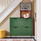SoBuy FSR100-SY - Schoenenkast - 4 Ladekleppen - Groen - 100 x 19 x 90 cm