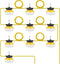 VEVOR HY-CSL10-2Y-ES01 - Bouwschijnwerper - 100W 10.000 LM IP65 - 30,5 m