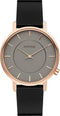 Komono Polshorloge Harlow Rose Gold Black W4127 ⌀ 36 mm - Dames