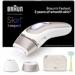 Braun Smart IPL Skin i·expert - Ontharing thuis - 2 jaar gladde huid - Wit