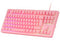 Mars Gaming MCP-RGB3 - Gamingpakket 4in1 - TKL toetsenbord H-Mech RED RGB muis FRGB hoofdtelefoon XXL muismat - Roze