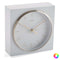 Wekker Plastic (6,5 x 16,5 x 16,5 cm) Kleur Wit