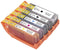 Renkforce RF-5655916 - Inktcartridge - Vervangt Canon PGI-570PGBK XL CLI-571BK XL CLI-571C XL CLI-571M XL CLI-571Y XL - Zwart Cyaan Magenta Geel (5-pack)