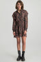 Colourful Rebel Zina - Mini Dress - Ruffle A-lijn lange mouw - M