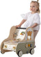 Jack & Jacky - Houten Loopwagen - Educatieve Activiteiten - Multi