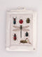 Thea Gouverneur - Borduurpakket met telpatroon - 566A - Voorgesorteerde DMC Garens - De Geschiedenis van Insecten - Aida - 55 cm x 76 cm - DIY Kit