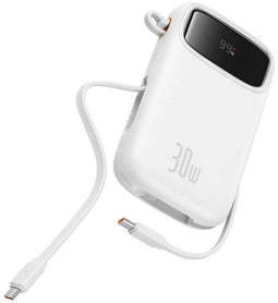 Baseus QPow 2 - Powerbank 10000mAh 30W - Wit