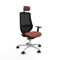 Bureaustoel Piqueras y Crespo D086N2W Bruin Zwart