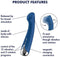Satisfyer - Spinning G-Spot 1 - Vibrerende en Roterende G-Spot Vibrator - Blauw