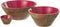 J-Line kom - hout - fuschia - large