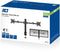 ACT AC8326 - Monitor Bureausteun - 2 Schermen tot 32” - Hoogte Verstelbaar (2 stuks)