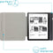 iMoshion Ereader Cover / Hoesje Geschikt voor Tolino Vision 5 - iMoshion Slim Hard Case Bookcase - Lichtblauw