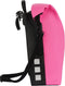 Willex Enkele Fietstas - 17 Liter - Rol/Vouw Sluiting - Afsluitbaar - Met Schouderband - Roze