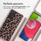 iMoshion Hoesje Geschikt voor Samsung Galaxy A52 (4G) / A52s / A52 (5G) Hoesje Met Koord - iMoshion Siliconen design hoesje met koord - Roze / Animal Pink
