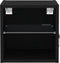 vidaXL - LED - TV-kast - 2 - stuks - Zwart - Eiken - 30x28,5x30 - cm - Hout - samengesteld