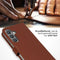 Selencia Samsung Galaxy S24 Plus - Echt Lederen Bookcase - 3 Pashouders - Lichtbruin