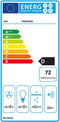 AEG DKB2630M - Schouwafzuigkap 90 cm - Elektronische bediening - Energieklasse D