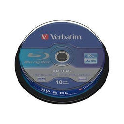 Verbatim 10 x BD-R DL - Blu Ray - 50GB - 6x (10x)