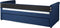 Beliani LIBOURNE - Onderschuifbed - Blauw - Kunststof