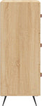 vidaXL - Dressoir - 34,5x34x90 - cm - bewerkt - hout - sonoma - eiken