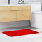 vidaXL - Badmat - Rechthoekig - Rood - 60x90 - cm - van - Polypropyleen - met - Antislip