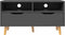 vidaXL - Tv-meubel - 90x40x48,5 - cm - bewerkt - hout - grijs