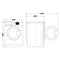 Whirlpool W8 89AD SILENCE BE - Wasmachine voorlader - 8 Kg - SupremeSilent 1400T - Zwart